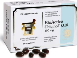 BioActive Ubiqinol® Q10 100 mg ravintolisä 150 kaps.