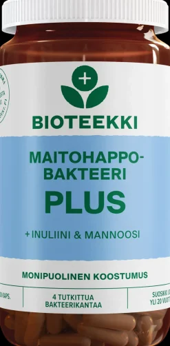 Bioteekki Maitohappobakteeri Plus 100 kaps.