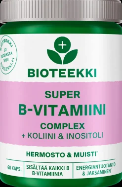 Bioteekki Super B-vitamiini ravintolisä 60 kaps