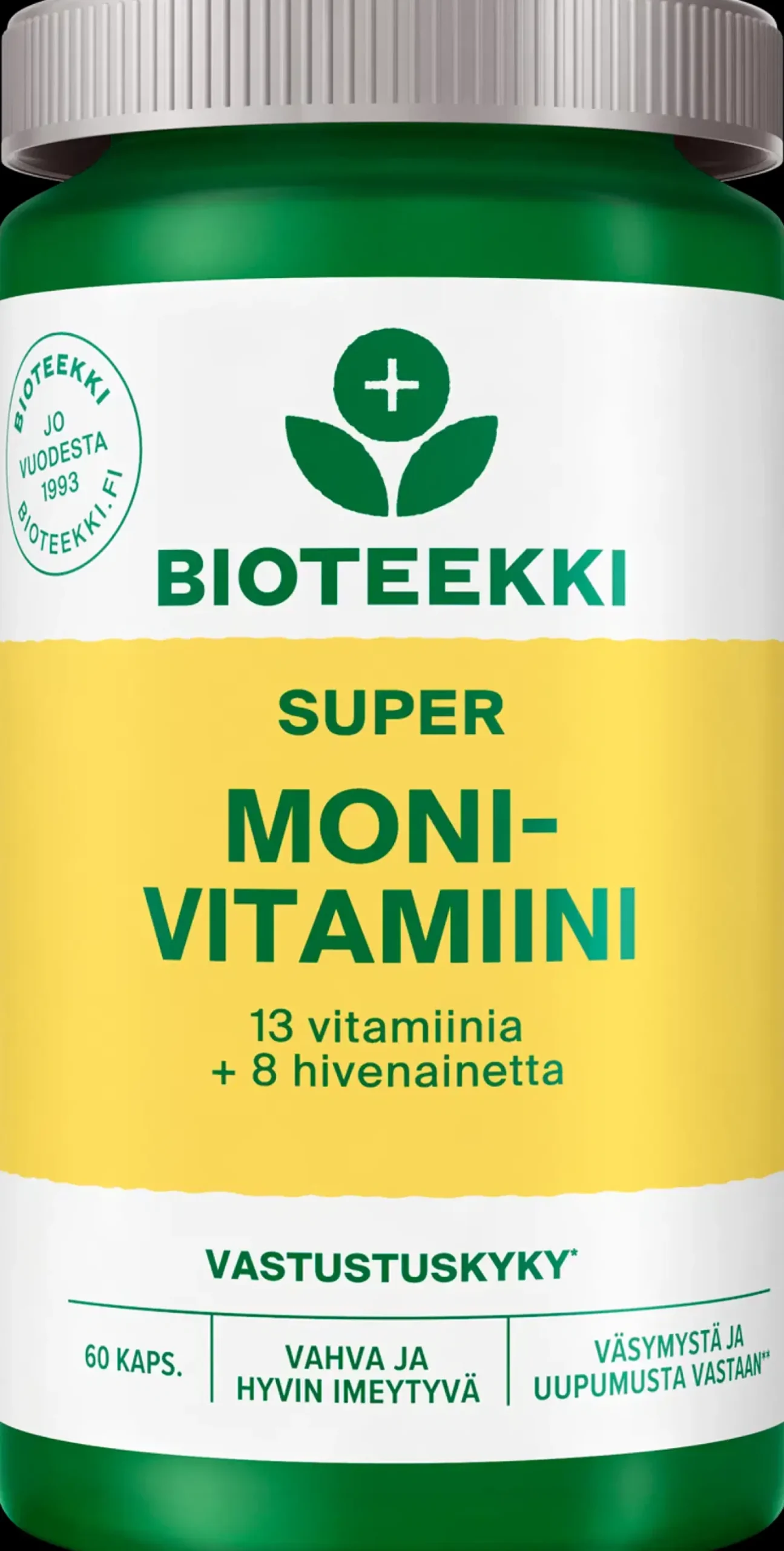 Bioteekki Super Monivitamiini ravintolisä 60 kaps.