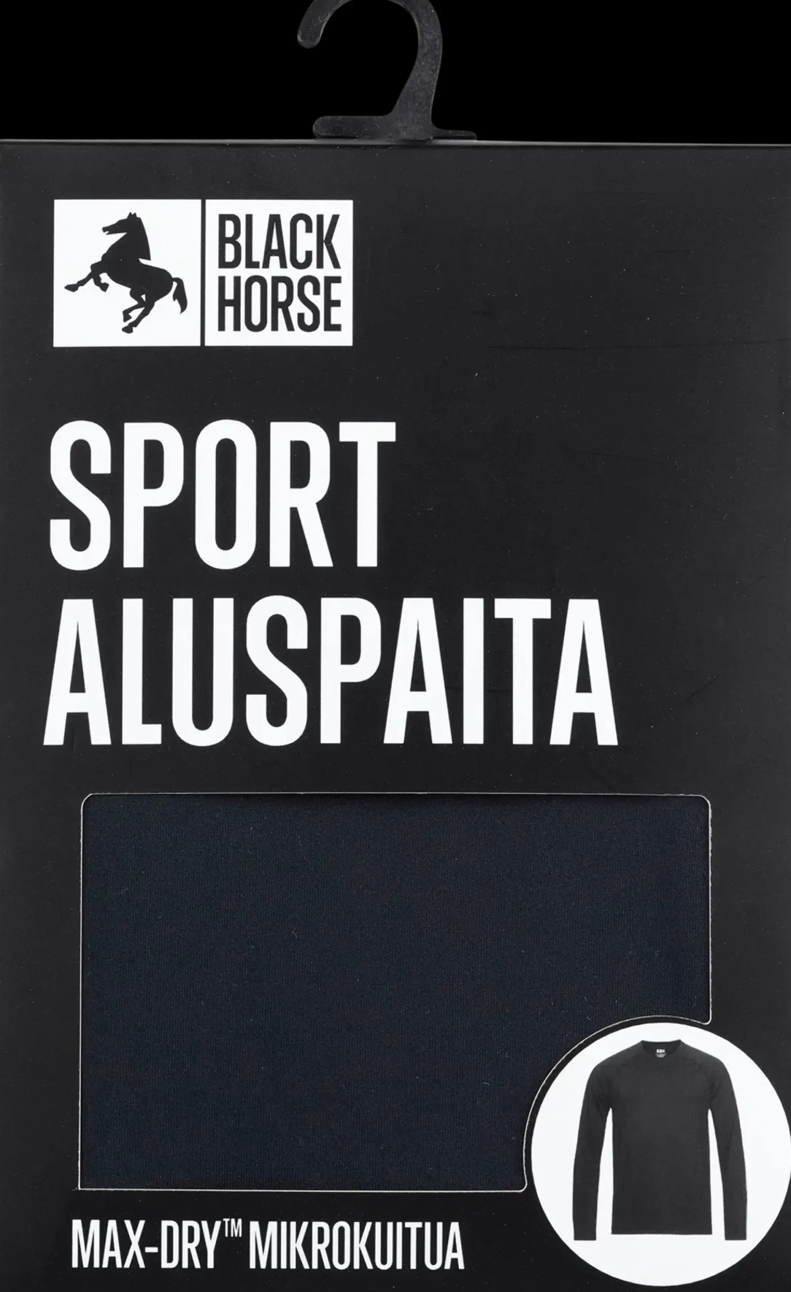 Black Horse pitkähihainen urheilupaita