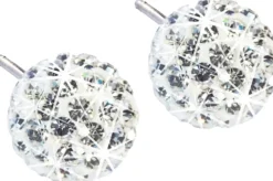 Blomdahl Crystal Ball White korvakorut 6 mm