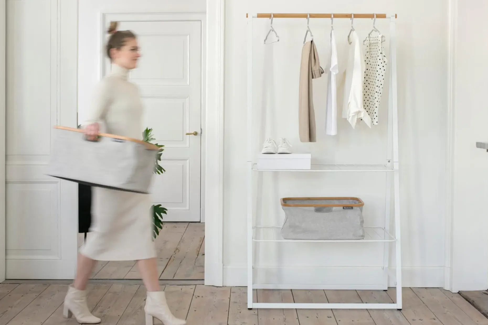 Brabantia pyykkikori kokoontaittuva 40L grey