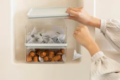 Brabantia Tasty+ pinottava säilytyspurkki 1,5L light grey