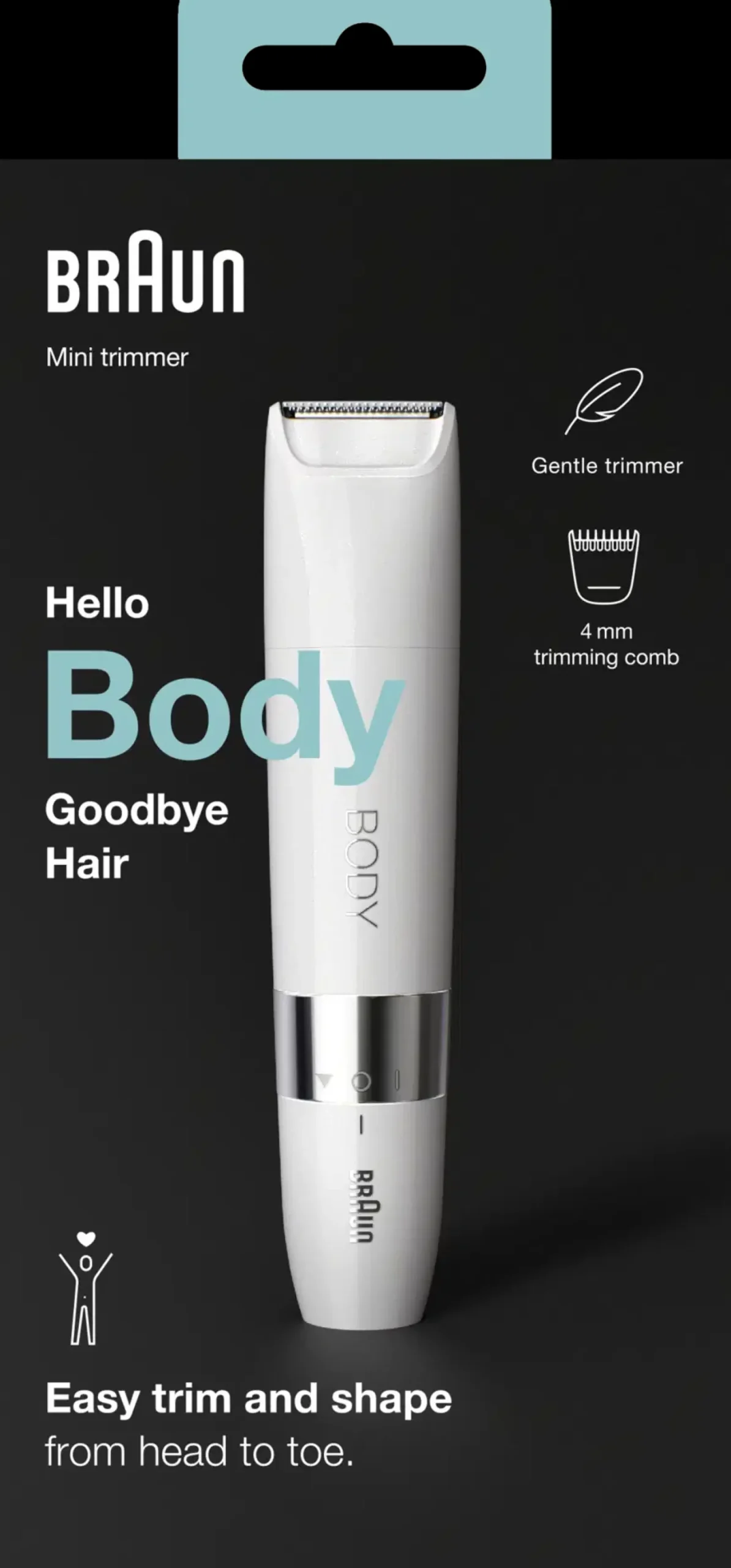 Braun BodyGroom BS1000 trimmeri
