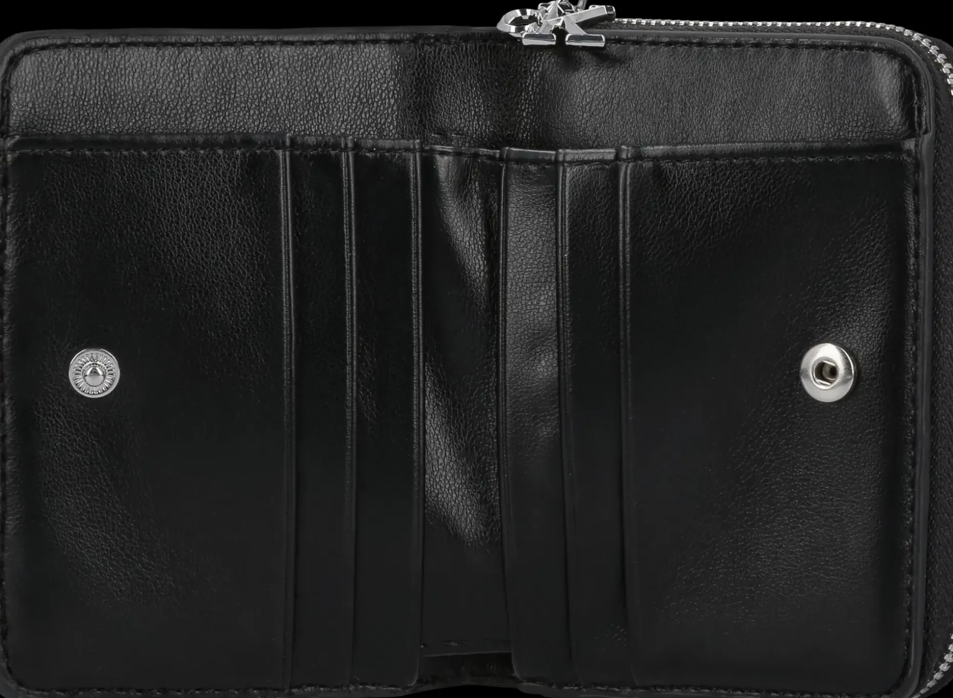 Calvin Klein CK metallic flap vetoketjulompakko