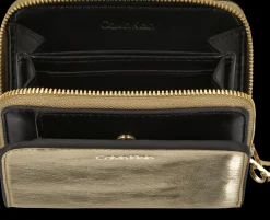 Calvin Klein CK metallic flap vetoketjulompakko