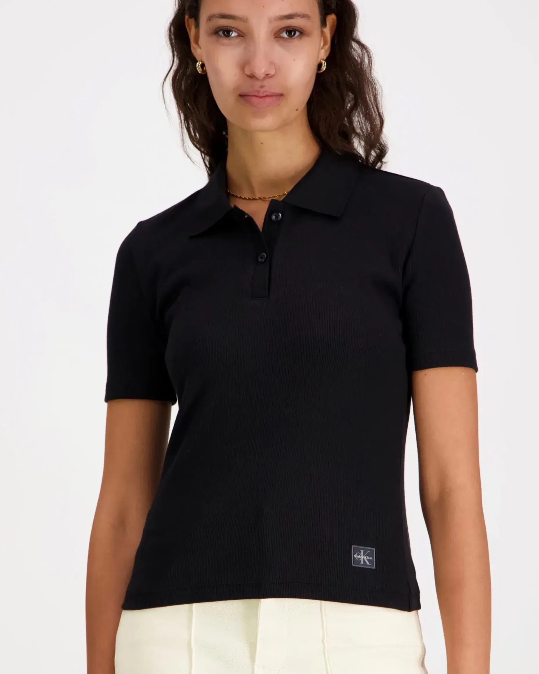 Calvin Klein Jeans A 2x2 rib pikeepaita