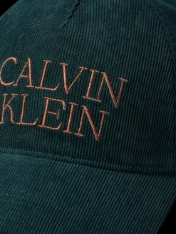 Calvin Klein Jeans Corduroy graphic 5 panel cap lippalakki