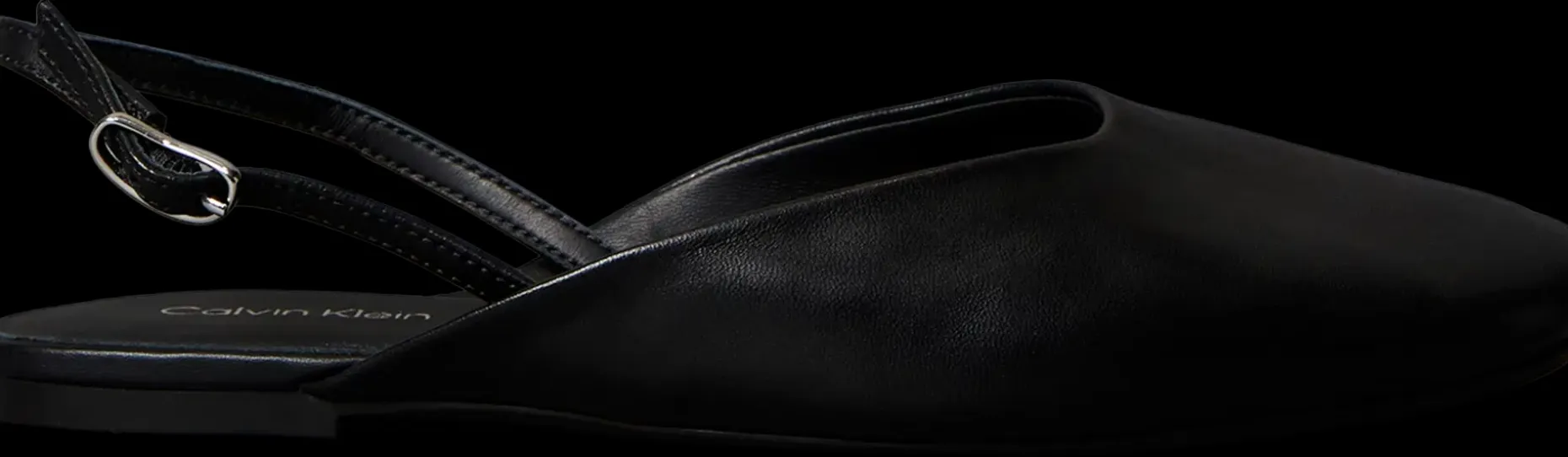 Calvin Klein Oblique slingback ballerinat