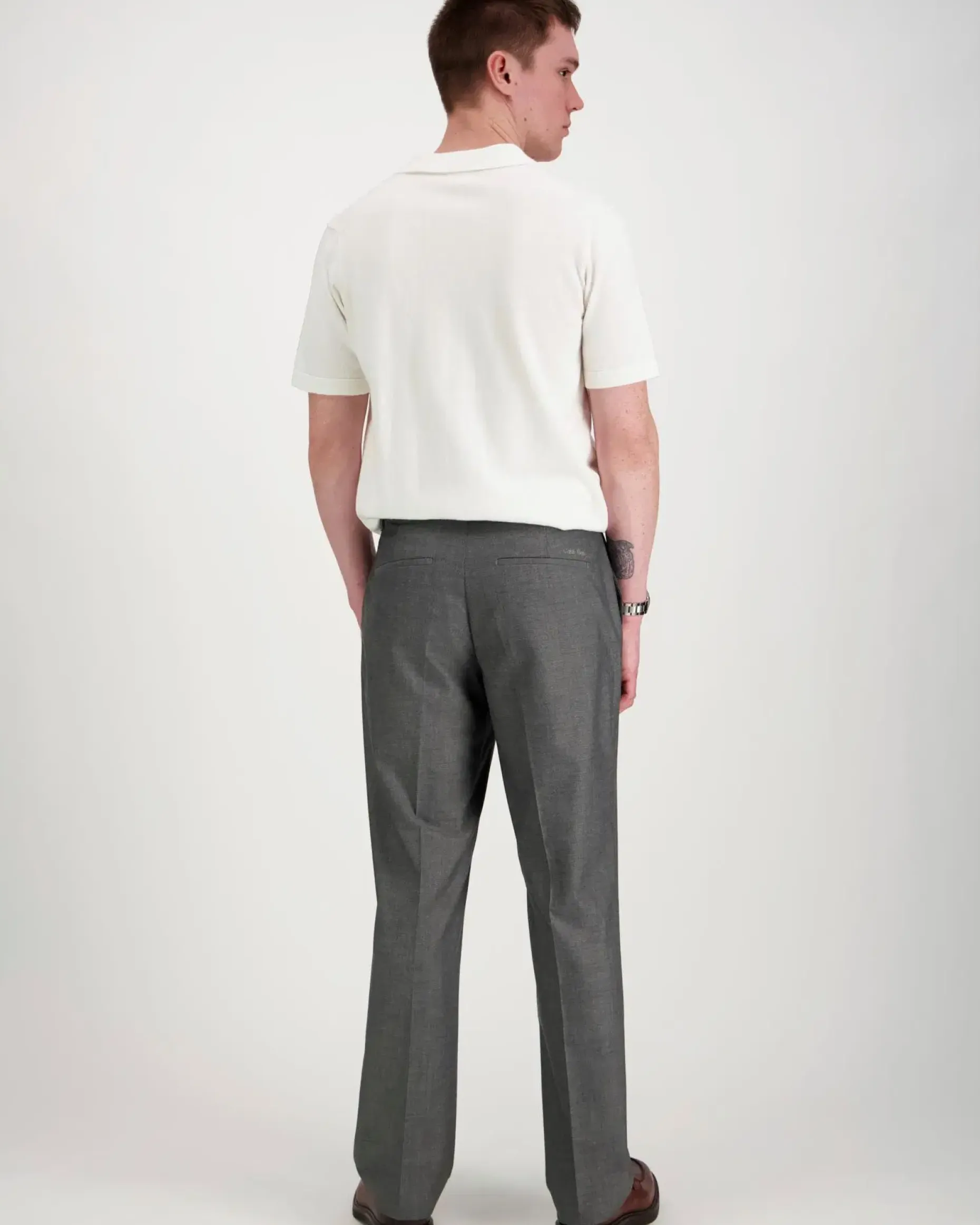 Calvin Klein 90s straight viscose blend housut