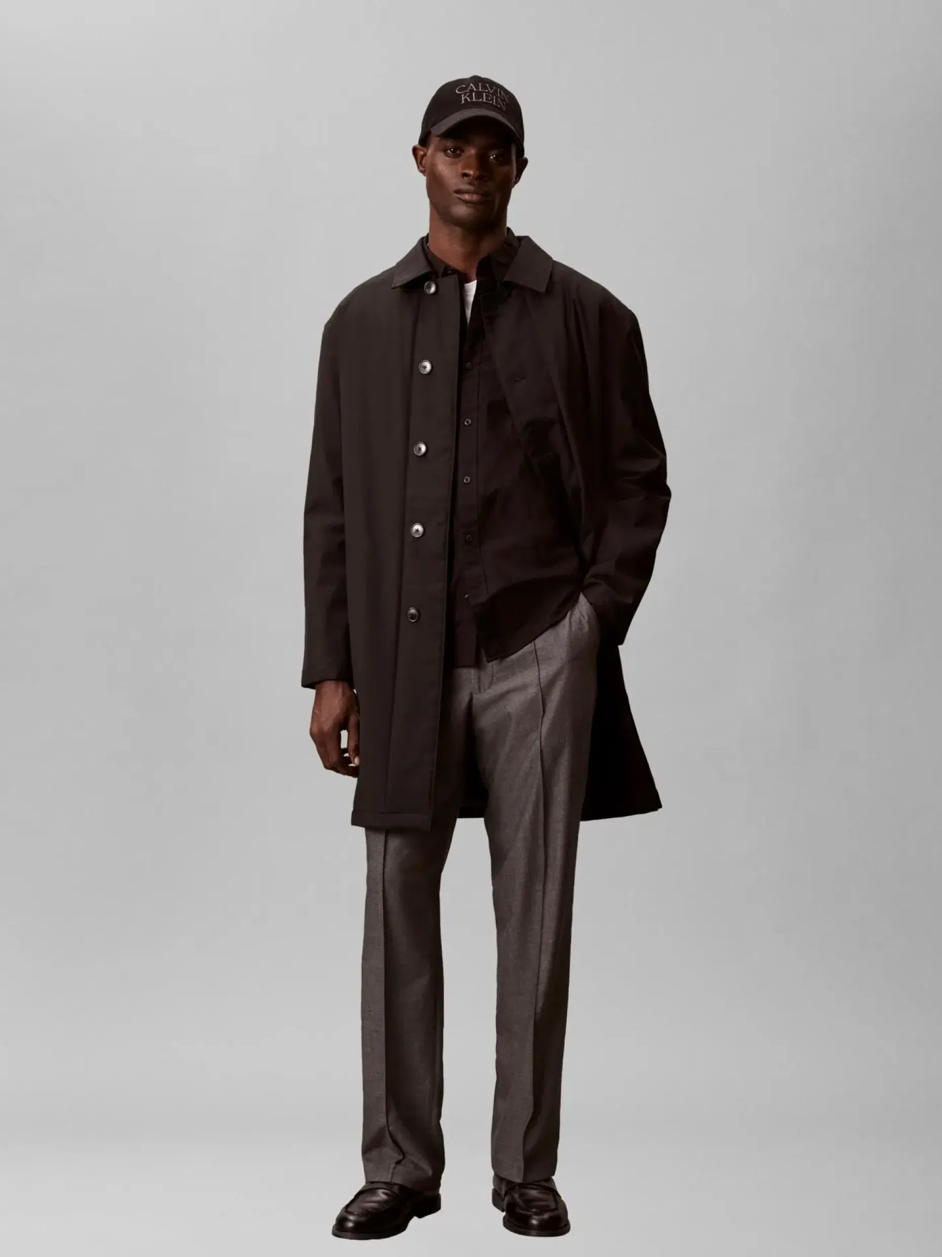 Calvin Klein 90s straight viscose blend housut