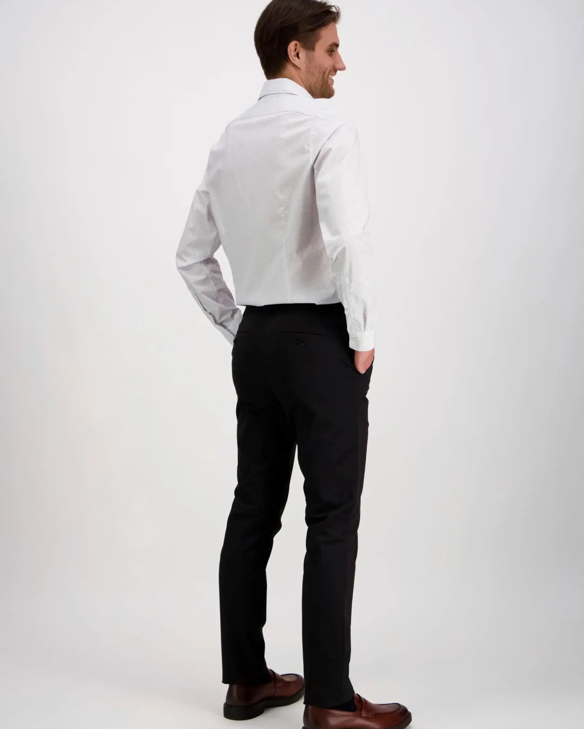 Calvin Klein Slim sateen chinot