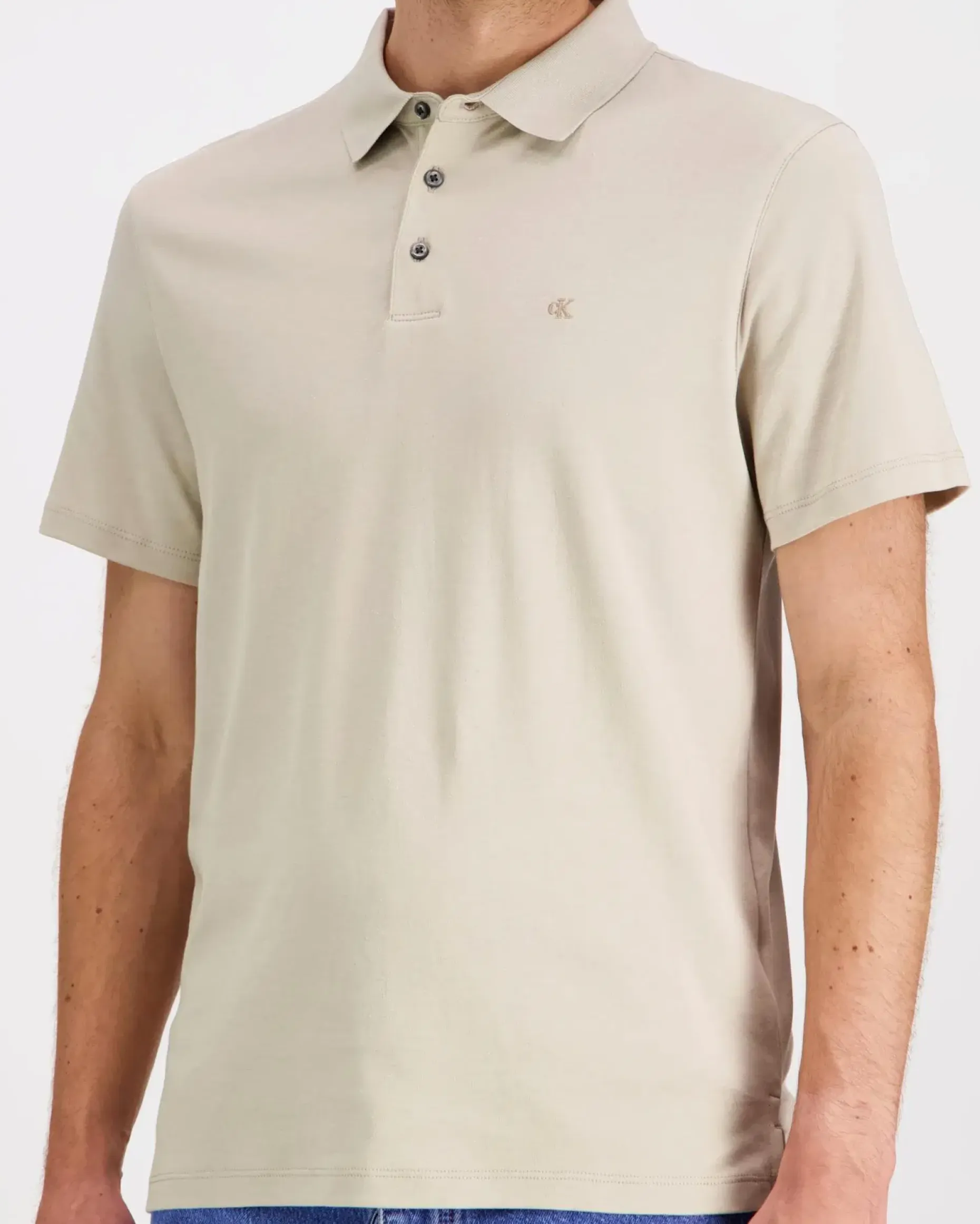 Calvin Klein Ss supima chest emb polo pikeepaita