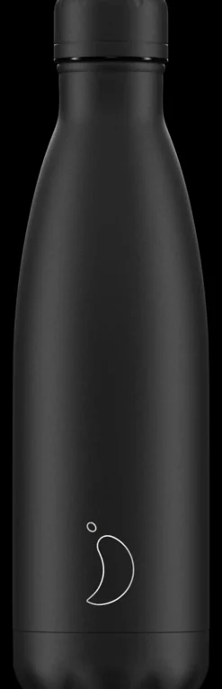 Chilly's juomapullo All black, 500 ml