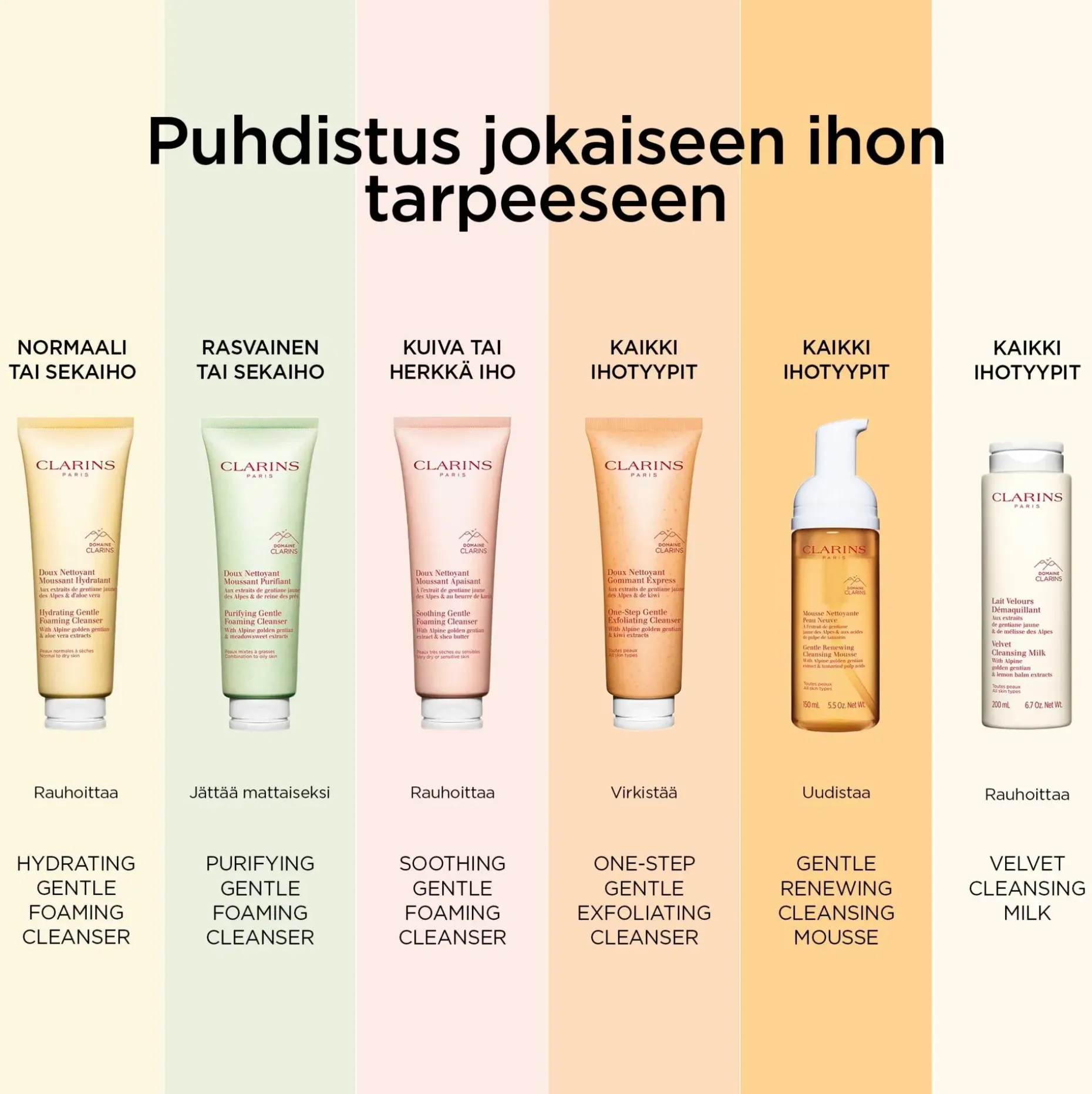 Clarins Purifying Gentle Foaming Cleanser puhdistusaine 125 ml