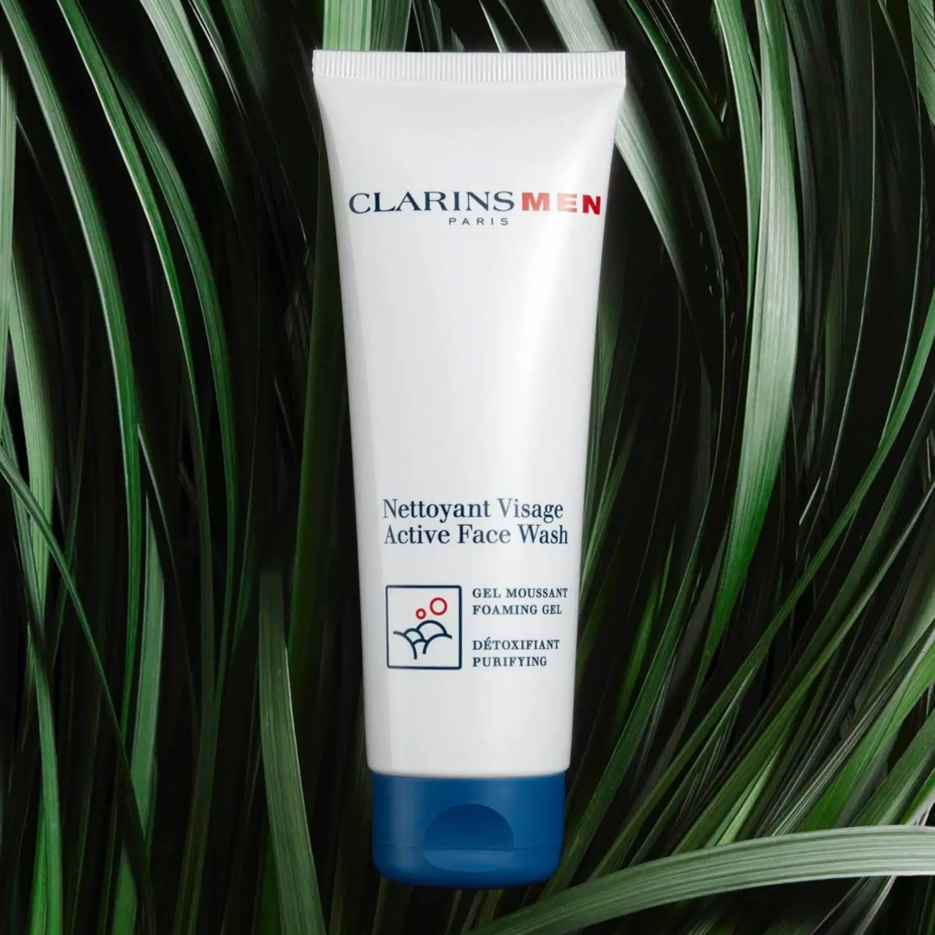 ClarinsMen Active Face Wash Foaming Gel vaahtoutuva puhdistusgeeli 125ml