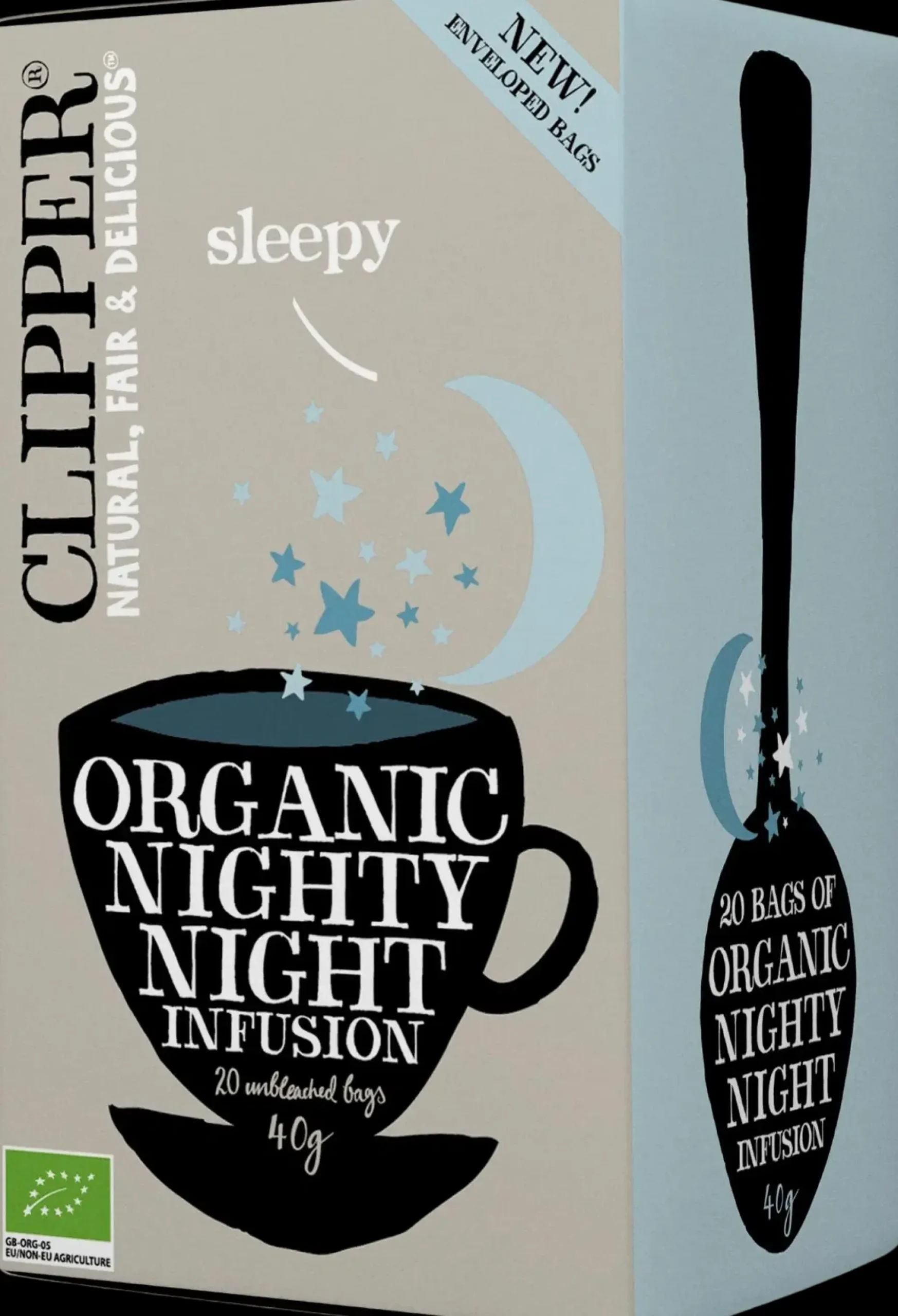 Clipper Luomu Nighty Night yrttihauduke 20ps / 40g