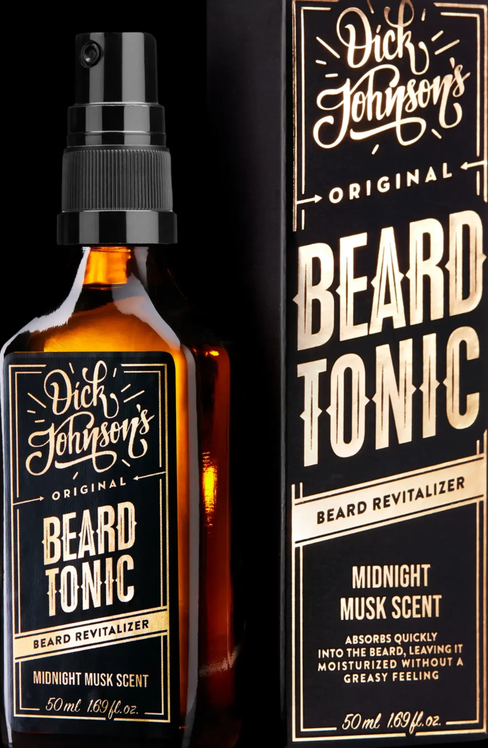 Dick Johnson Beard Tonic Midnight Musk hoitoneste 50 ml