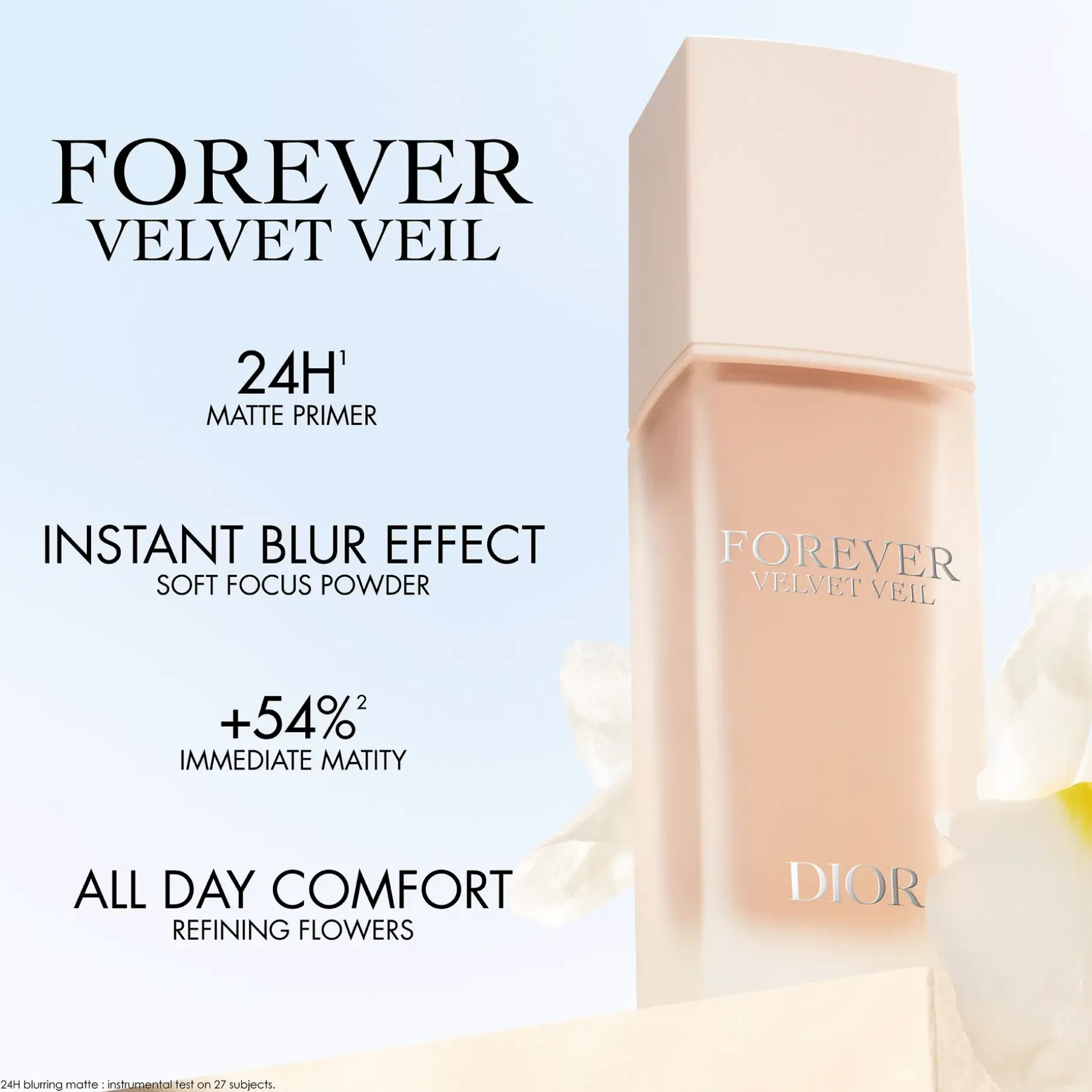 DIOR Dior Forever Velvet Veil Blurring Matte Primer meikinpohjustusvoide 30 ml