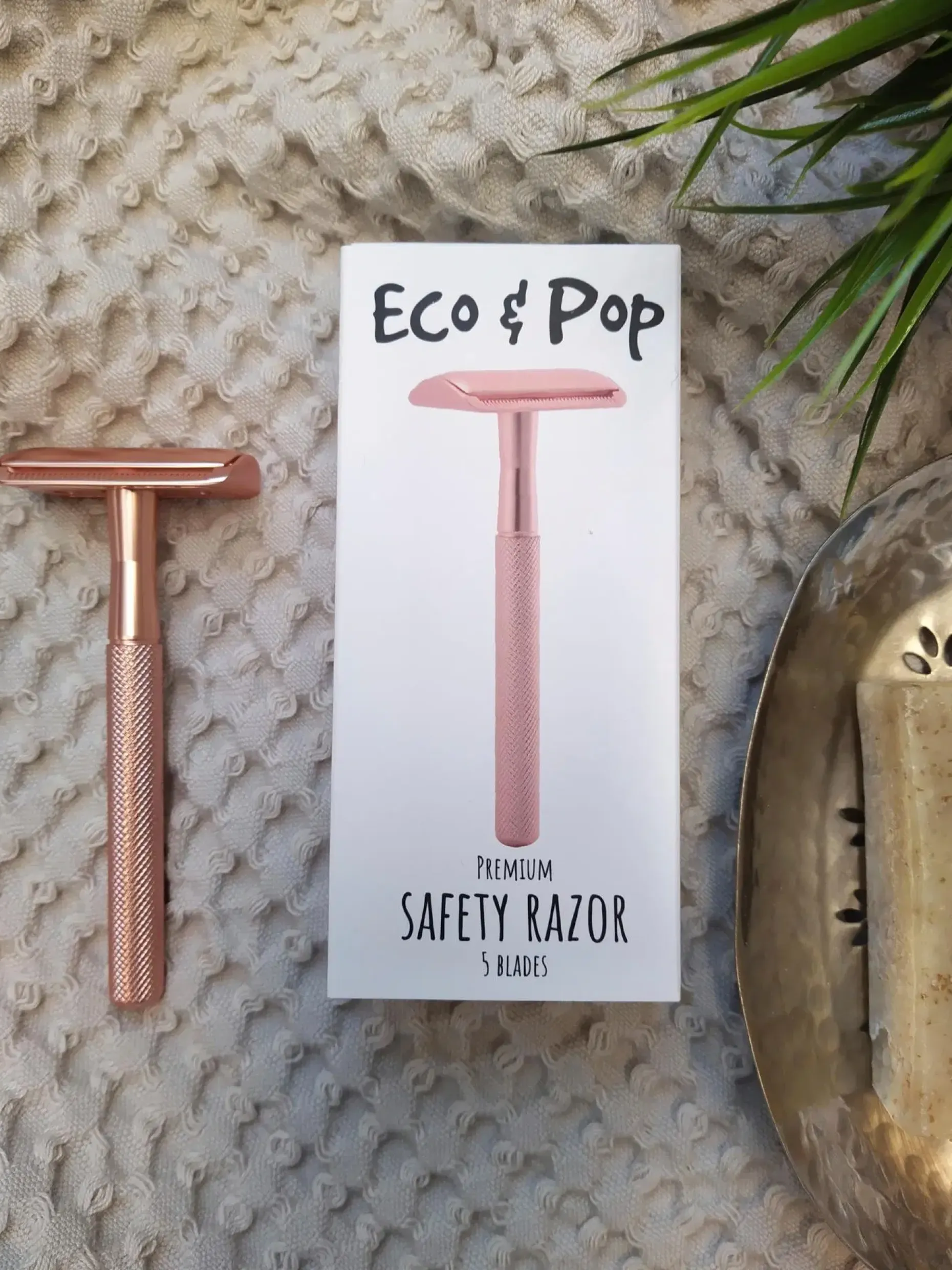Eco & Pop Premium kestoshaver ruusukulta metalli