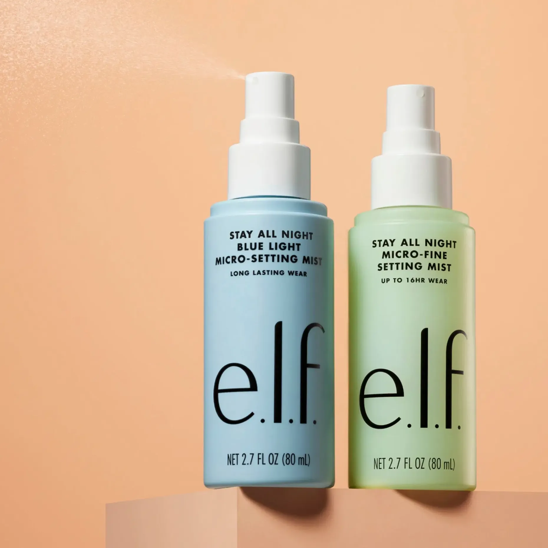 e.l.f. cosmetics Stay All Night Blue Light Micro-Setting Mist meikinkiinnityssuihke 80 ml