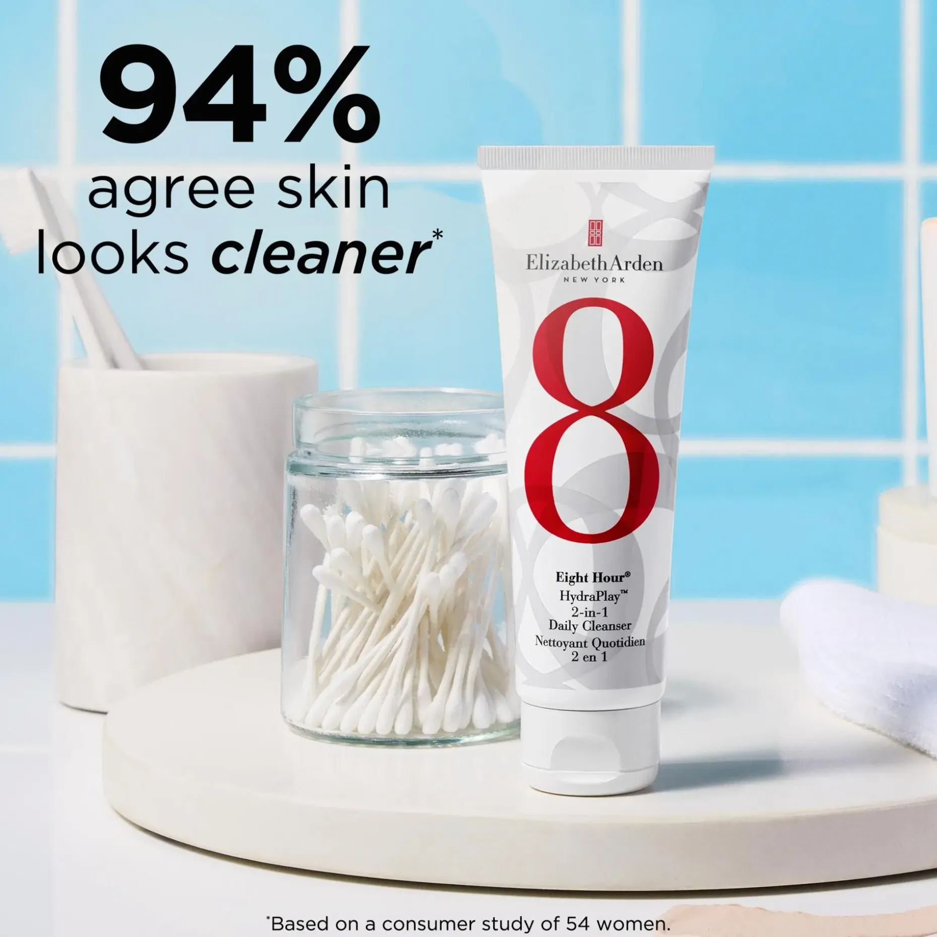 Elizabeth Arden Eight Hour®, HydraPlay™ 2-in-1 Daily Cleanser kasvopuhdistus 125 ml