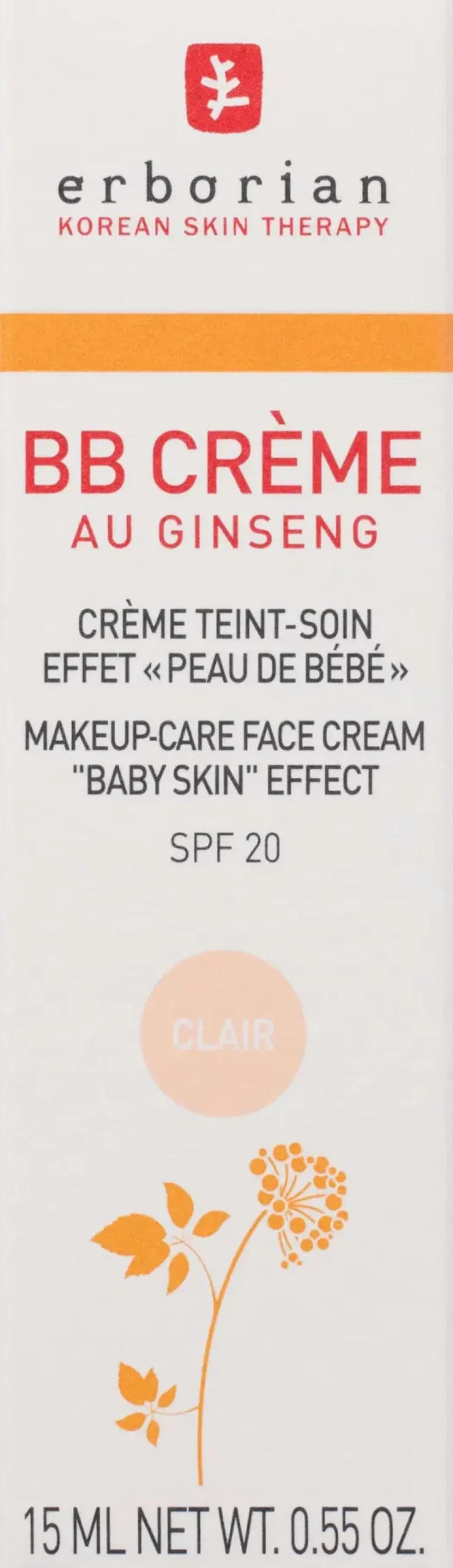 erborian BB creme clair sävyttävä voide 15 ml