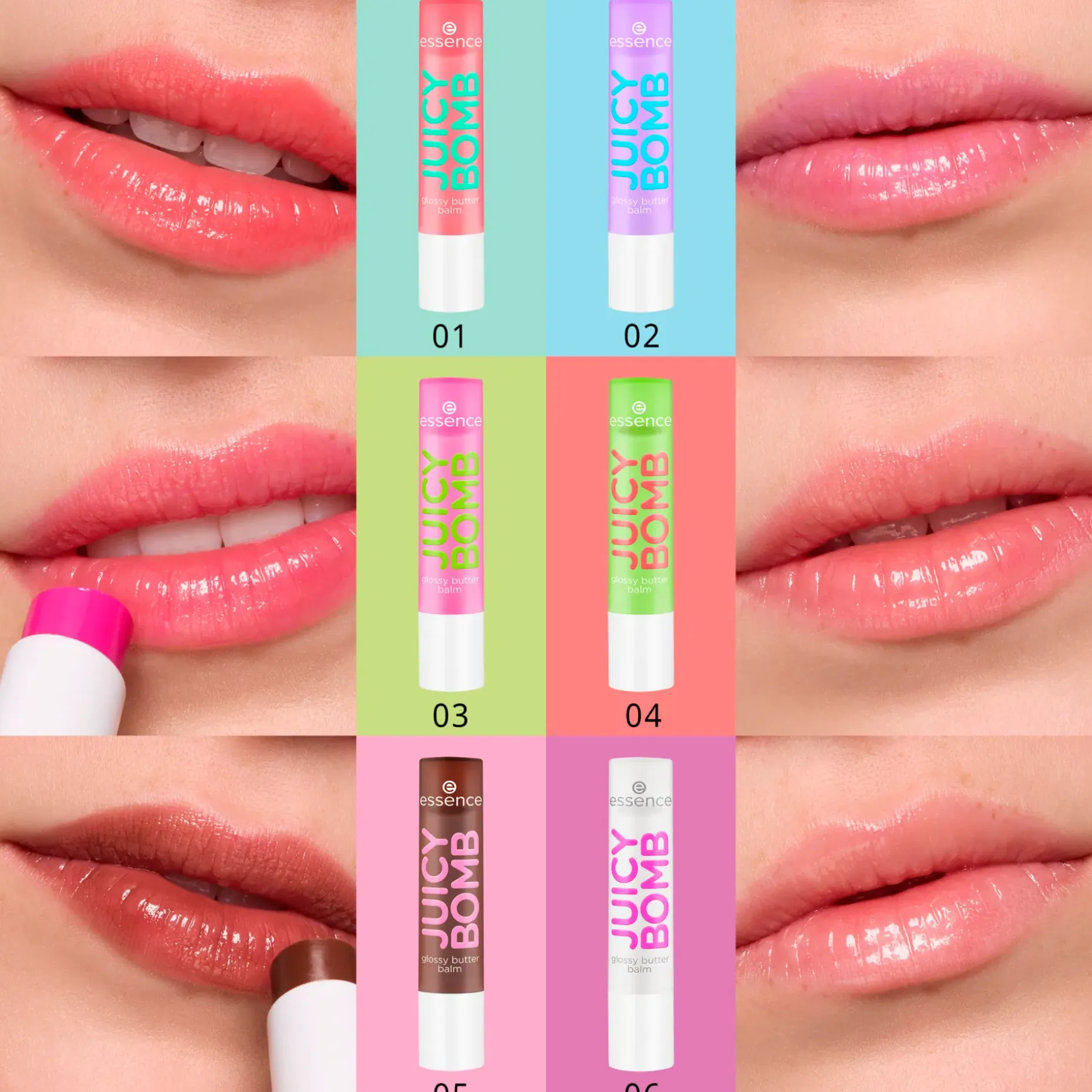 essence JUICY BOMB glossy butter balm 05 Choco-lot To Handle 2.5 g