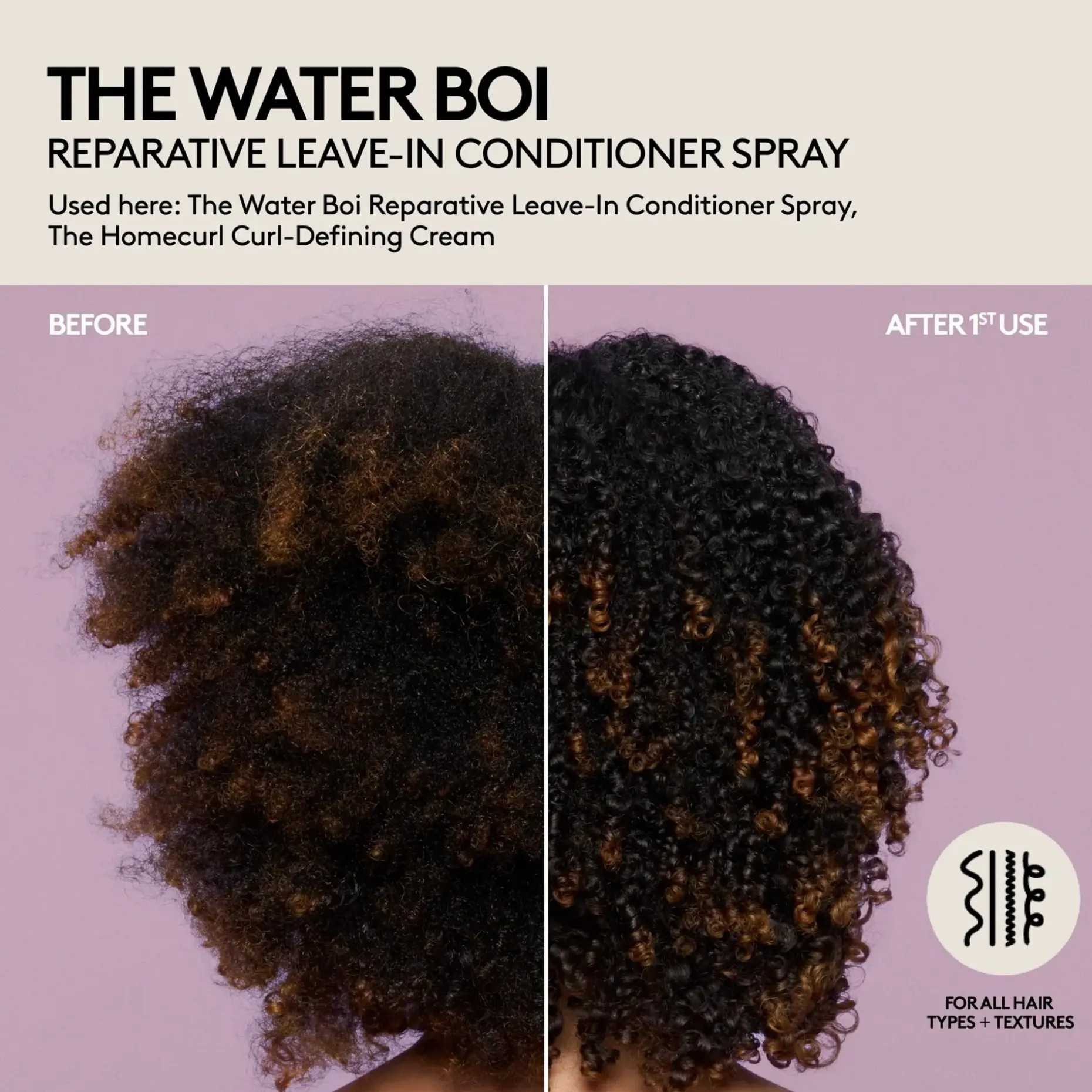Fenty Hair The Water Boi Reparative Leave-In Conditioner hiuksiin jätettävä hoitoaine 225 ml