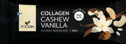 Foodin Collagen Protein Bar Cashew-Vanilla 50g