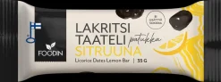 Foodin Lakritsitaatelipatukka Sitruuna 35g