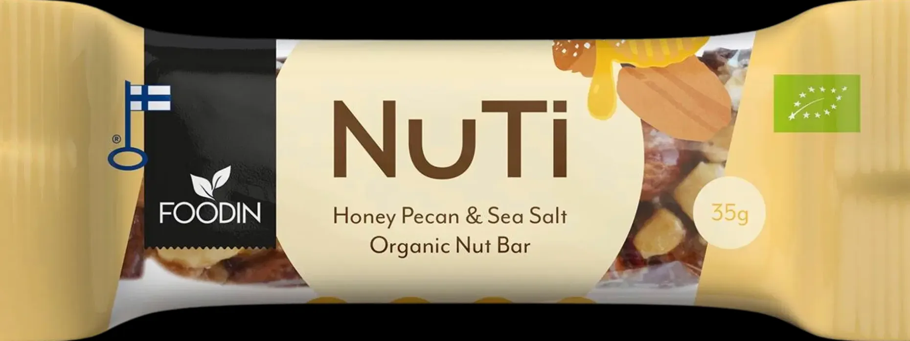 Foodin NUTI, Hunaja, Pekaani & Merisuola, Luomu, 35g