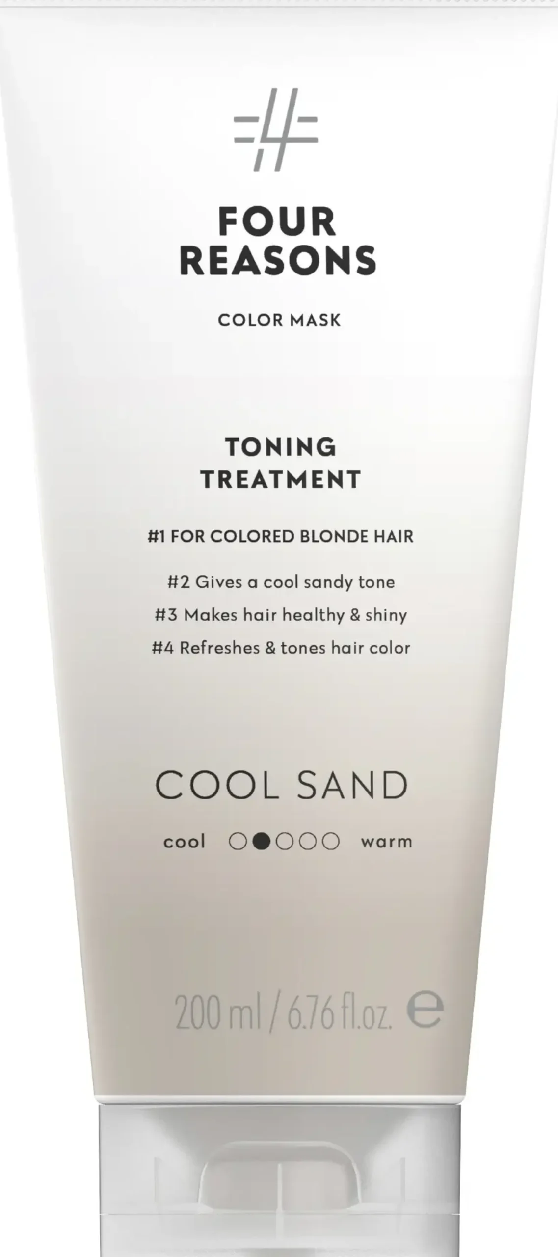 Four Reasons Color Mask Toning Treatment Cool Sand sävyttävä tehohoito 200 ml