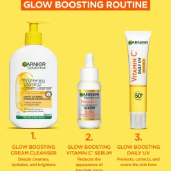 Garnier SkinActive Vitamin C* Invisible uv-voide SPF50 samealle iholle 40 ml