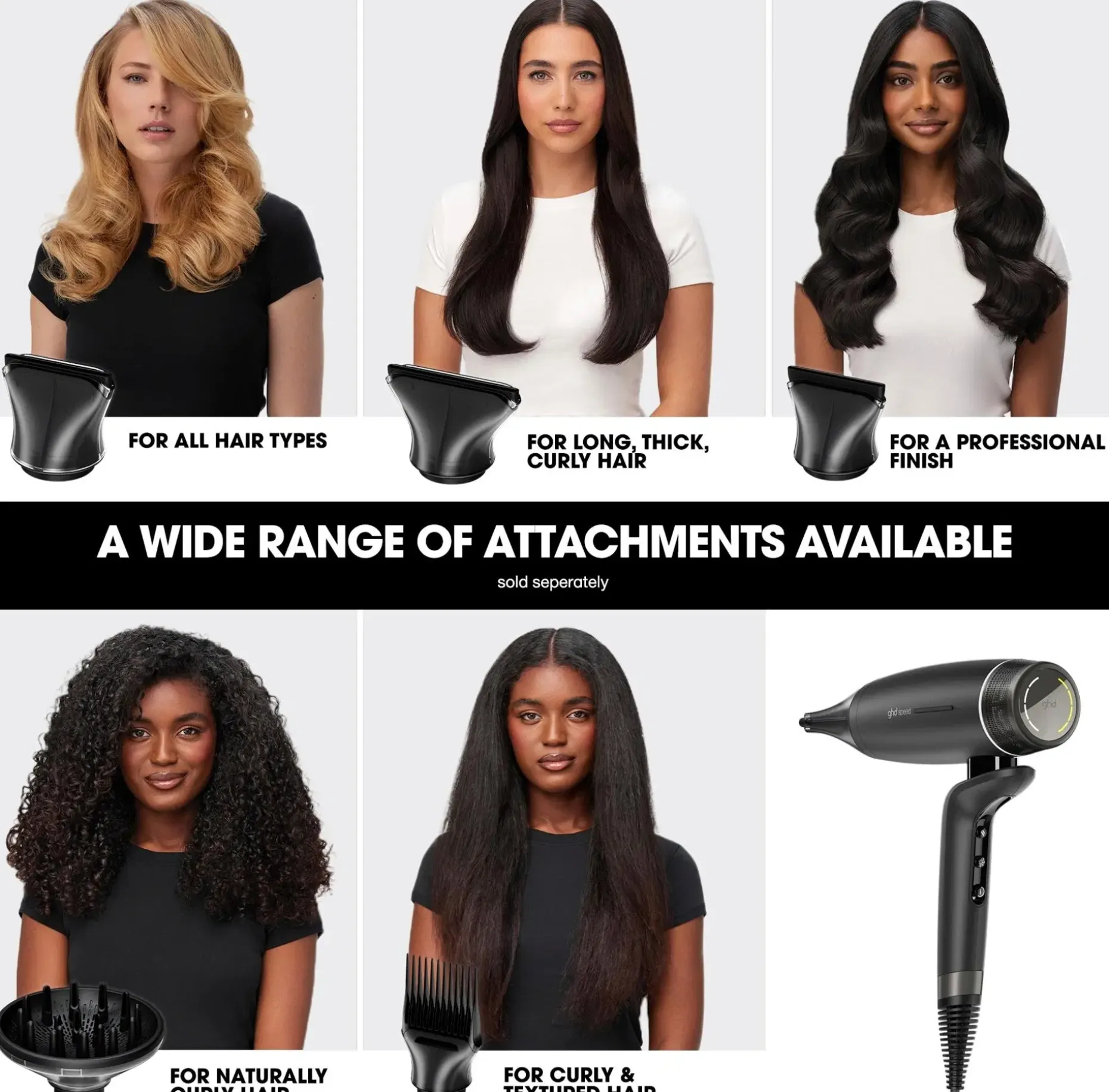ghd Professional Precision Styling Concentrator Nozzle suutin, 66mm