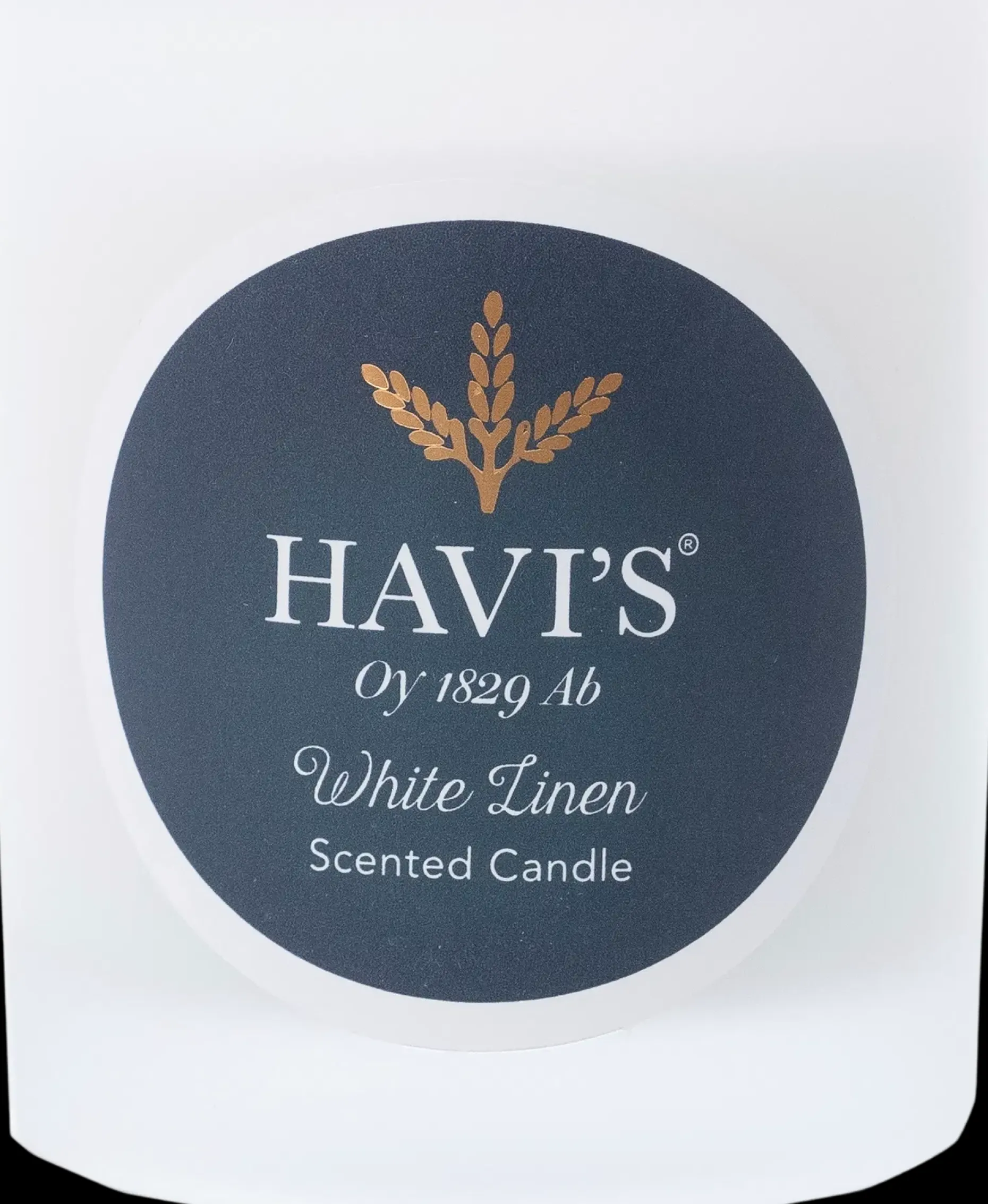 Havi´s tuoksulyhty white linen 7x7,8cm 1kpl 30h