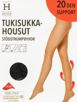 House naisten tukisukkahousut 20 den