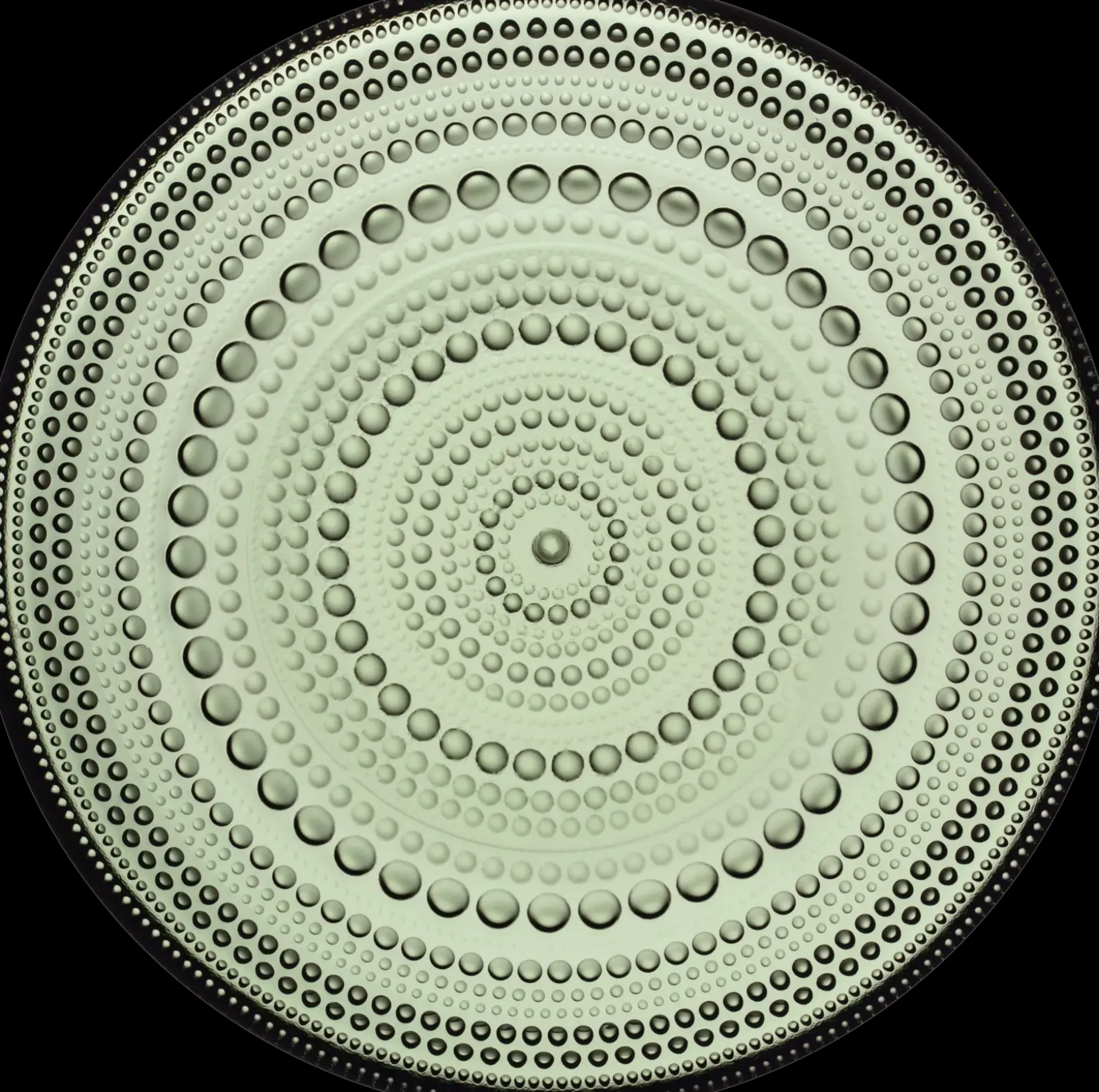 Iittala Kastehelmi lautanen 170mm havunvihreä