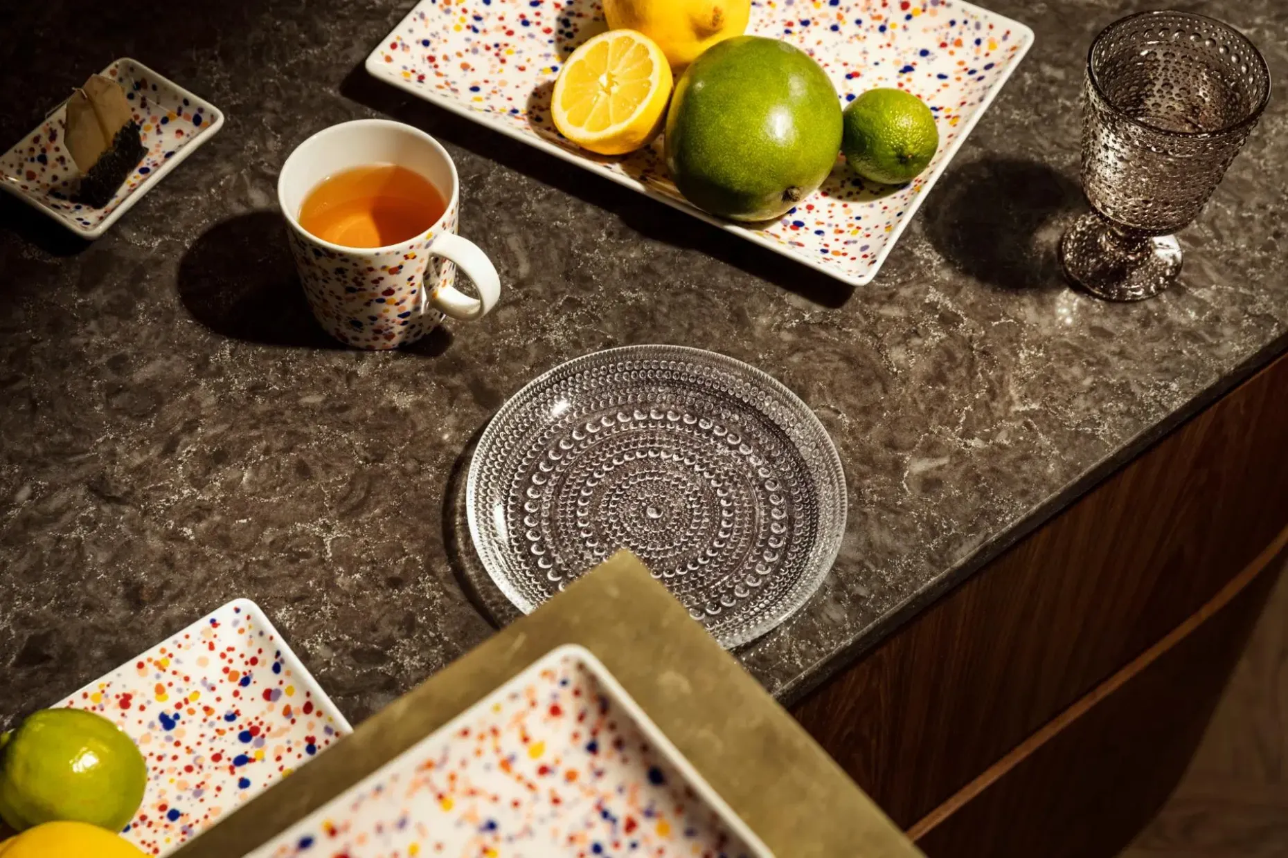 Iittala Lautanen Kastehelmi 17cm kirkas