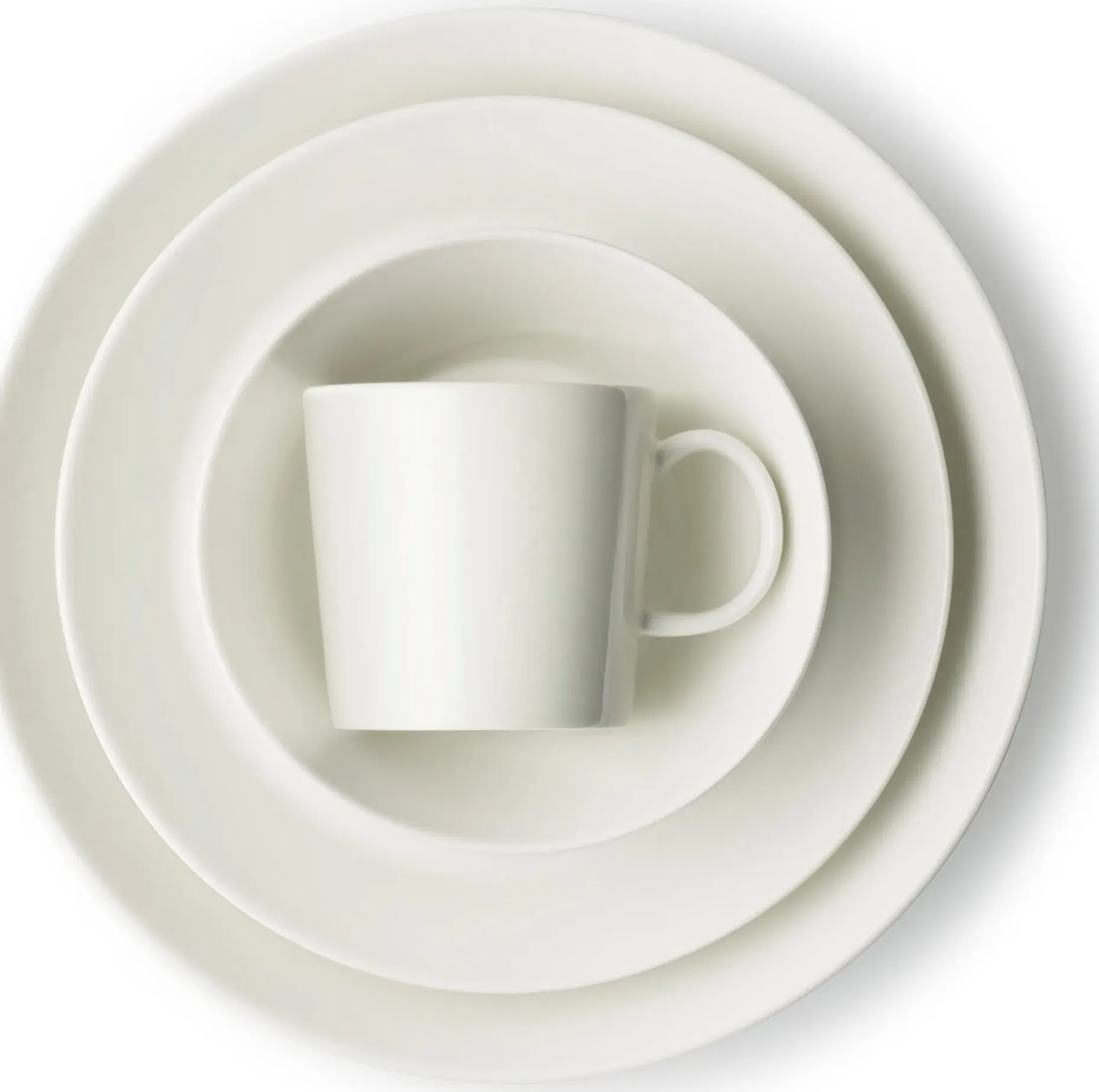Iittala Matala lautanen Teema 21cm valkoinen