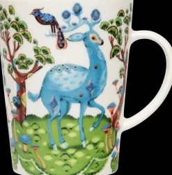 Iittala Satumetsä keväänvihreä-taivaansininen 0,4L muki