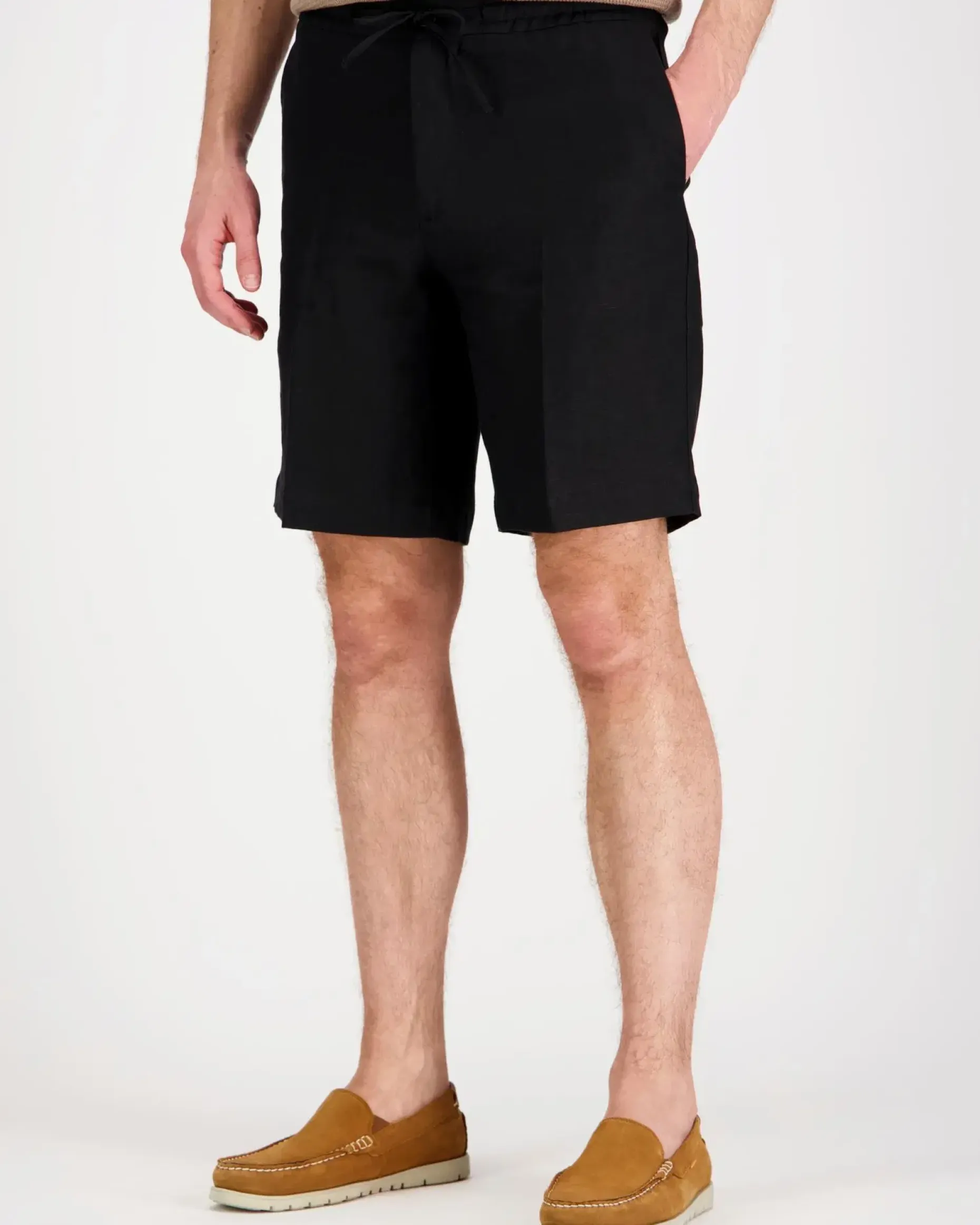 J.Lindeberg Brady draped linen shorts shortsit