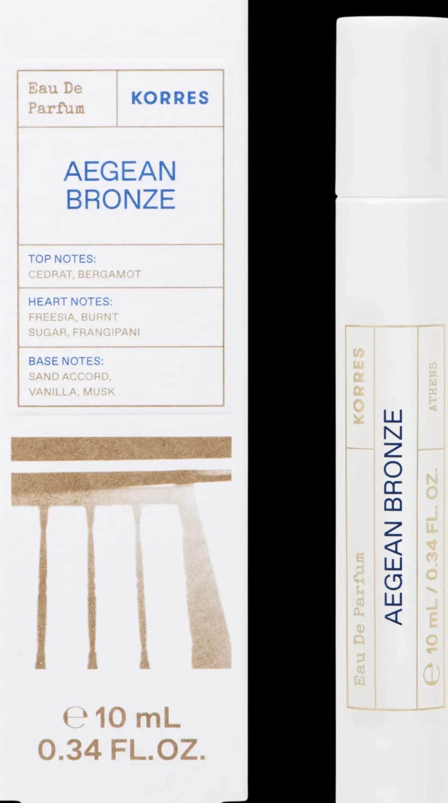 KORRES Aegean Bronze Eau de Parfum roll-on 10ml