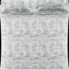 Laura Ashley Braysmith Toile satiinipussilakanasetti 230x220+2x50x60cm harmaa