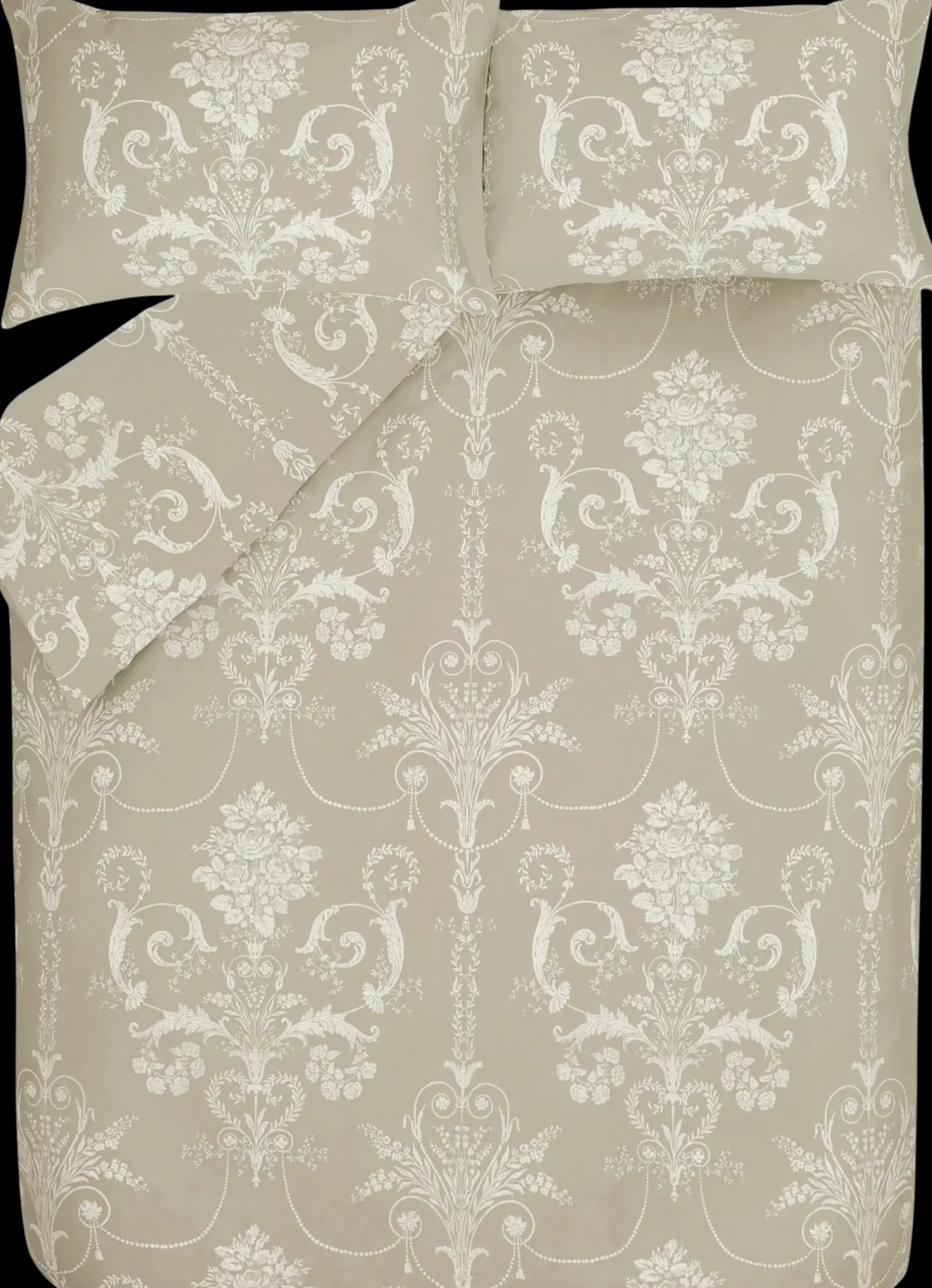 Laura Ashley Josette tuplapussilakanasetti 230x220 + 2kpl 50x60cm tryffle