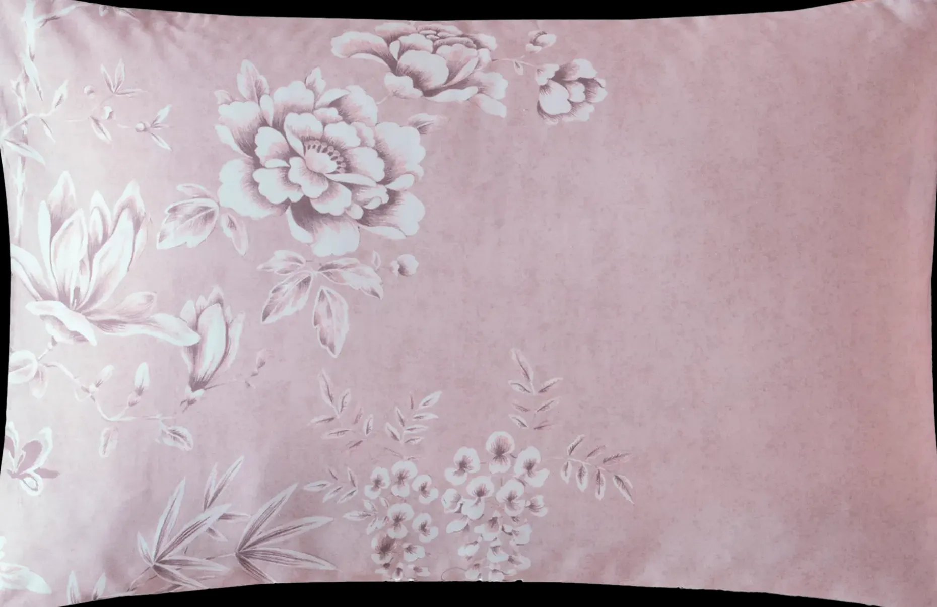 Laura Ashley Rowsham Garden satiinityynyliina 50x60cm pinkki