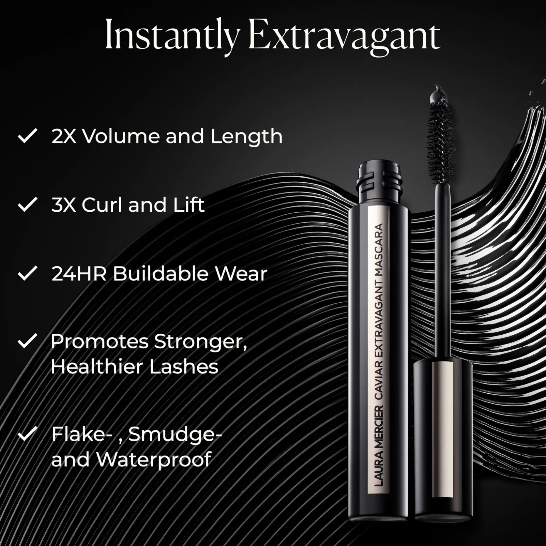 Laura Mercier Caviar Extravagant Mascara 8,5 ml