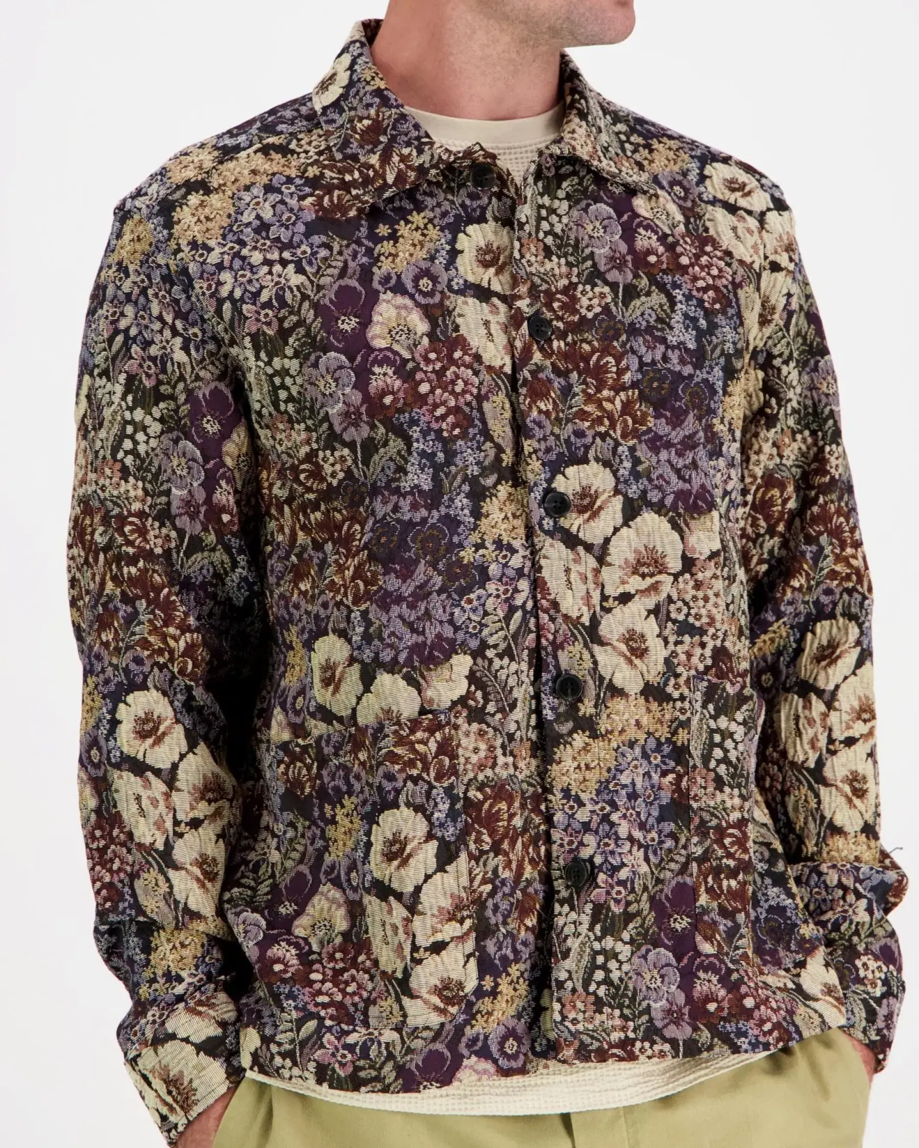 Les Deux Hugh Jacquard Overshirt paitatakki