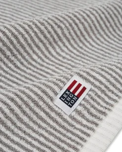 Lexington Original käsipyyhe 50x70cm white gray stripe